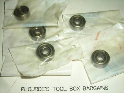 New lot of (5) gb shielded ball bearing 3002-ds-tn-TG18