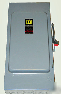 New square d HU364 200 amp 600 vac safety switch 