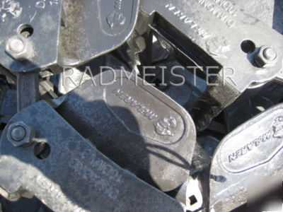 Over-the-tire steel skid steer tracks 10
