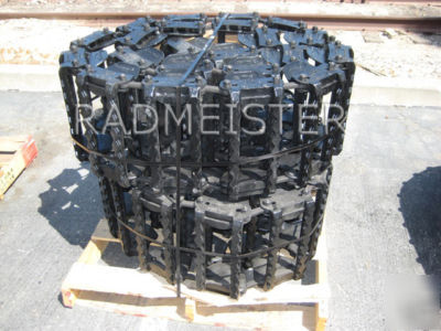 Over-the-tire steel skid steer tracks 10