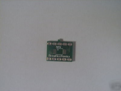 Smt smd to dil 10 msop 10 pcb surface mount converter