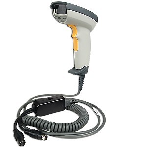 Symbol ps/2 handheld laser barcode scanner LS4004I