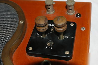 Weston lab ac & dc wattmeter mdl 326 in wood box