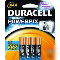 New duracell 4PK aaa powr pix battery 2835