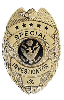 New style special investigator badge