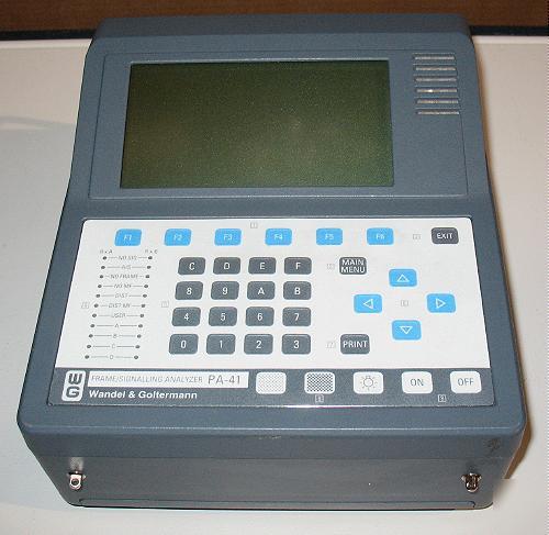 Wandel goltermann pa-41 2MB/s frame/signalling analyser