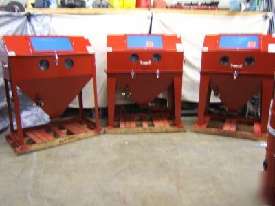 New 48 x 24 flip top sandblaster sand blast cabinet usa 