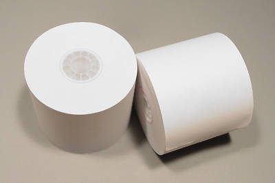 New 50 2-3/4 inch (69 mm) bond (regular) paper rolls