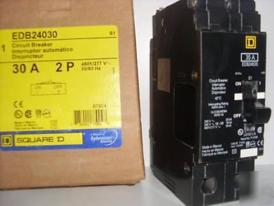 New ' ' EDB24035 square d 35AMP 2P 480V circuit breaker