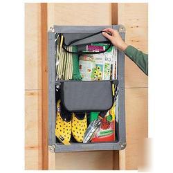 New case logic garage organizer - 2 pocket - gray g...