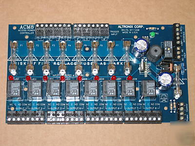 Altronix ACM8 access power & fire alarm interface board