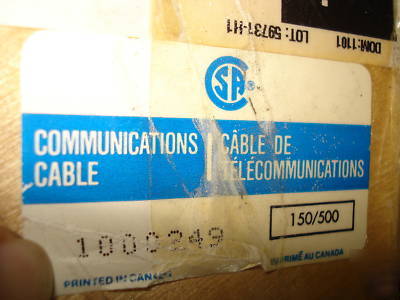 Communications cable 1181/25C partial spool