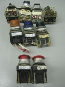 9 allen bradley selector switch piolot light pushbutton