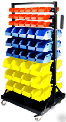 90 bins small parts bin storage shelf hobby tools rack