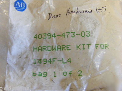 Allen bradley door latch lot 40394-473-03 & 1494F-L1 ++