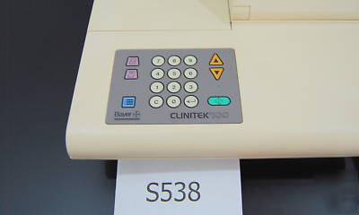 Bayer clinitek 100 urine chemistry analyzer model 5772