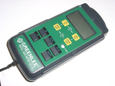 Greenlee digital light meter 93-172 no lamp unit only