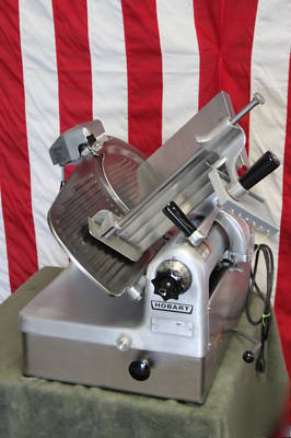 Hobart auto man slicer w sharp deli meat food cheese