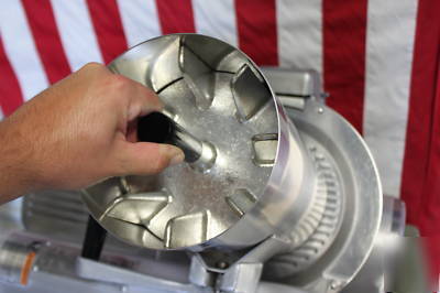 Hobart auto man slicer w sharp deli meat food cheese