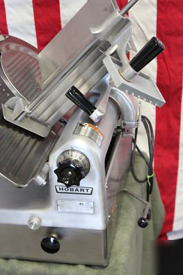 Hobart auto man slicer w sharp deli meat food cheese