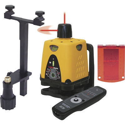 Horiz/vert manual-leveling dual-beam rotary laser