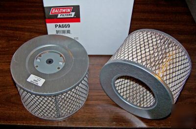 Hyster lift truck forklift air filter baldwin PA669
