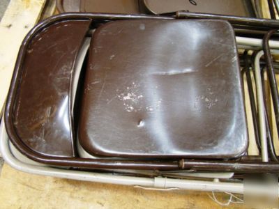 Lot of 8 miscellaneous folding chairs