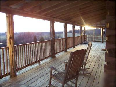 Mill direct log cabin lodge kit home quality lumber ky