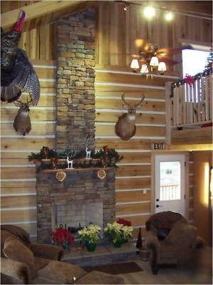 Mill direct log cabin lodge kit home quality lumber ky