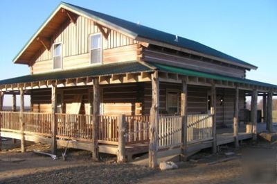 Mill direct log cabin lodge kit home quality lumber ky