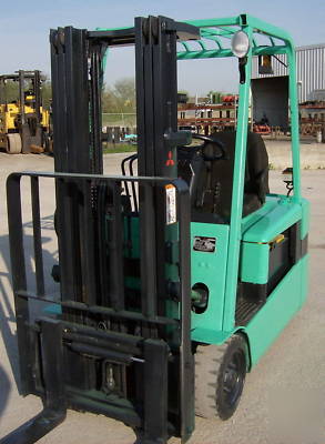 Mitsubishi forklift #3088 electric cushion tire 4000 lb