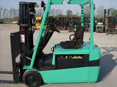Mitsubishi forklift #3088 electric cushion tire 4000 lb