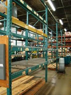 Pallet rack uprights ridg-u shelving 12' heavy duty 