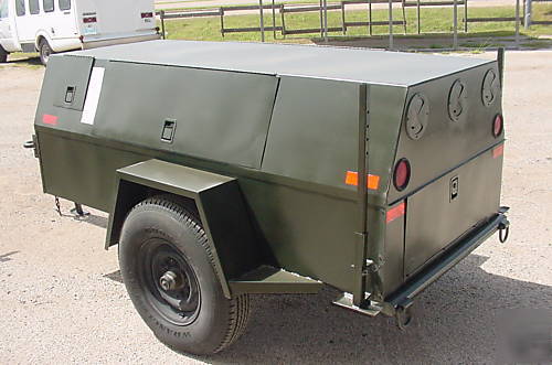 Portable diesel air compressor 175 psi 4310-01-364-4316