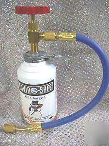 R22, R12, enviro-safe, oil charge kit w/ taper & hose