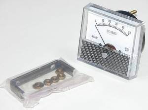 Shurite dc voltmeter 0 to 50 vdc 5%, 2.5