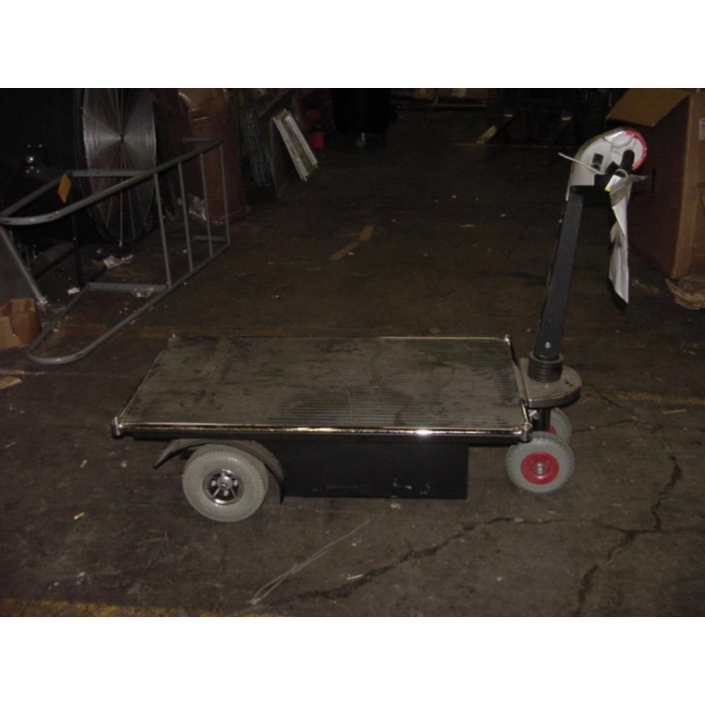 Vestil black-steel platform truck e-cart 147162