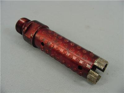 Diamond plated core drill bit - 1
