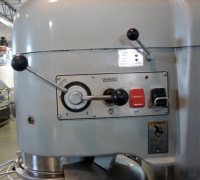 Hobart v-1401 140 qt mixer with bowl, dolly, and whip