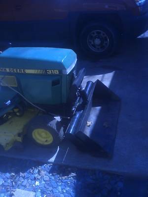 John deere 318 with lots of extras