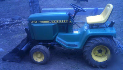 John deere 318 with lots of extras