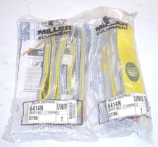 New 2 miller nylon webbing safety belt belts 36