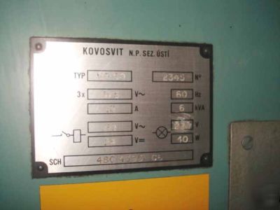 New 4' mas model VO50 radial drilling machine 1987
