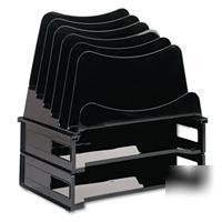Rubbermaid step sort-a-file center, 7 sections, plas...