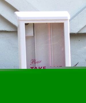 Take one yard box and sign stand (5 pack combo)