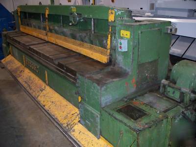 Wysong 10' x 10GA mechanical shear, 24