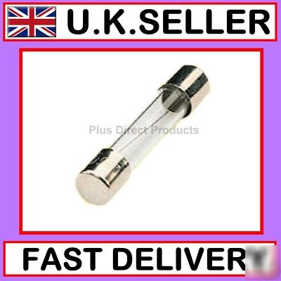 10 x 1 amp slow blow glass fuses anti surge fuse 20X5MM