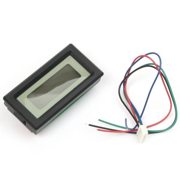 200V blue lcd digital panel volt meter test instruments