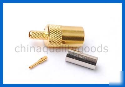 3 pcs smb female crimp connector straight RG316 RG174