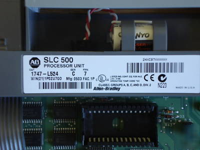 Allen bradley processor unit 1747-L524 ser c frn 7